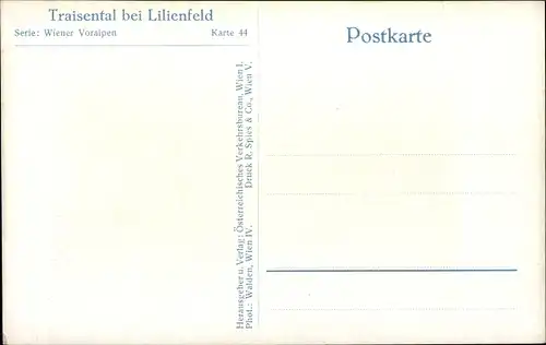 Ak Lilienfeld in Niederösterreich, Traisental, Winter, Wiener Voralpen