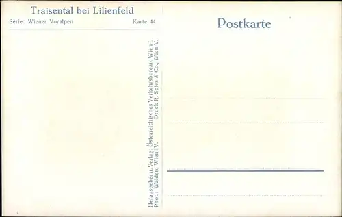 Ak Lilienfeld in Niederösterreich, Traisental, Winter, Wiener Voralpen