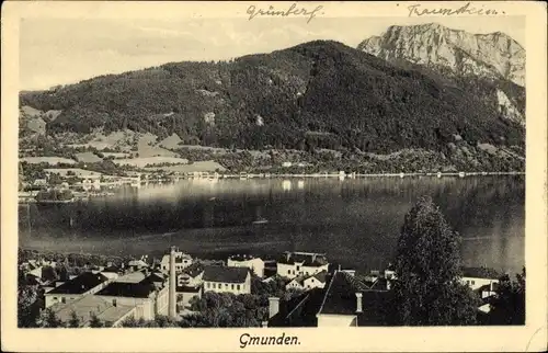 Ak Gmunden in Oberösterreich, Gesamtansicht