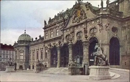 Ak Wien 1 Innere Stadt, Belvedere Schloss