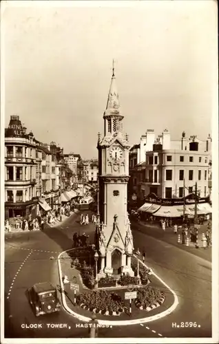 Ak Hastings East Sussex England, Clock Tower