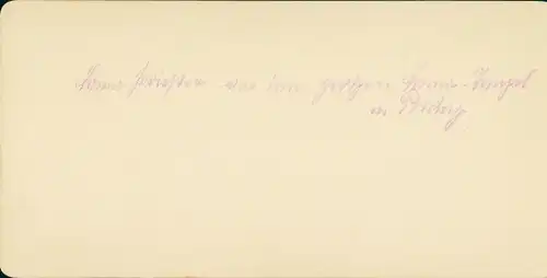 Stereo Foto Peking China, Lama Priest