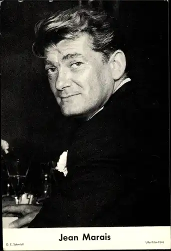 Sammelbild Schauspieler Jean Marais, Portrait