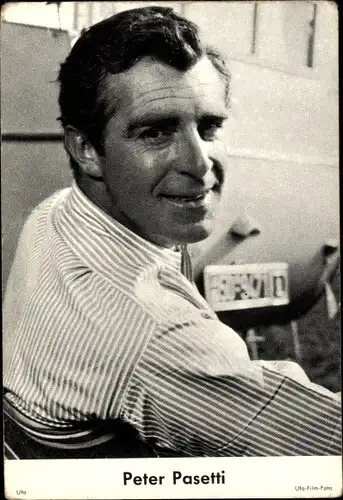 Sammelbild Schauspieler Peter Pasetti, Portrait