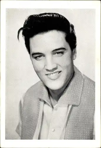 Sammelbild Sänger Elvis Presley, Portrait