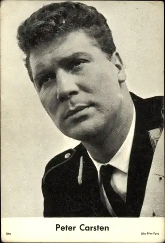 Sammelbild Schauspieler Peter Carsten, Portrait
