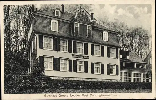 Ak Dabringhausen Wermelskirchen im Bergischen Land, Gutshaus Große Ledder