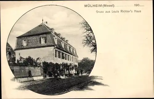 Ak Mülheim an der Mosel, Louis Richters Haus, Richter & Co. Weingutsbesitzer