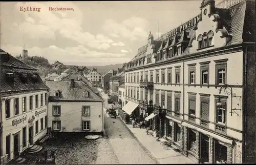 Ak Kyllburg Rheinland Pfalz, Hochstraße, Gasthof Eifeler Hof