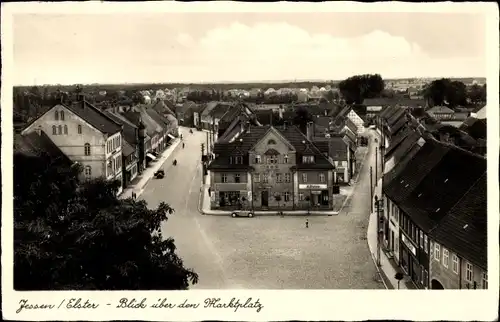 Ak Jessen an der Elster, Marktplatz