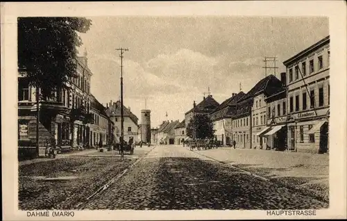 Ak Dahme in der Mark, Hauptstraße