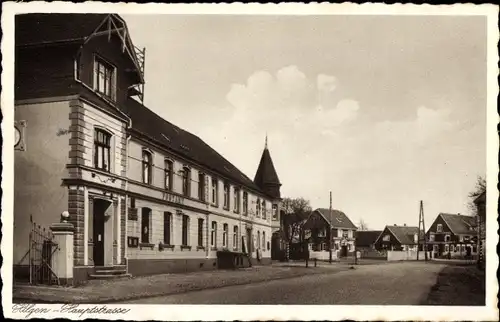 Ak Hilgen Burscheid im Rheinisch Bergischen Kreis, Hauptstraße, Post