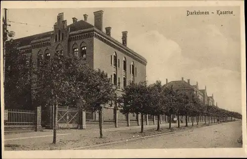 Ak Osjorsk Darkehmen Ostpreußen, Kaserne