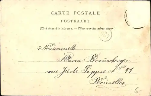 Künstler Ak Tylgal, M., Bruxelles Brüssel, Types Bruxellois, Anneessens
