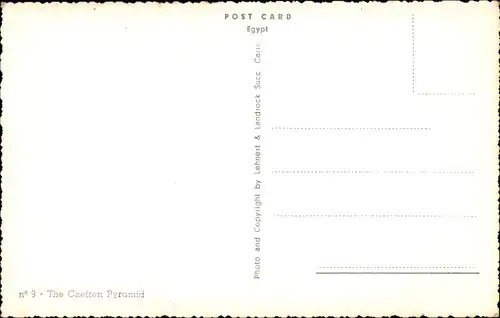 Ak Ägypten, The Chefren Pyramid