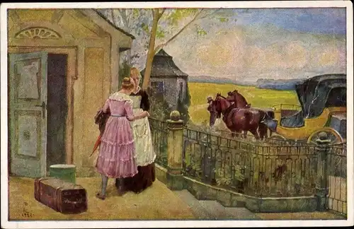 Lied Ak Nun ade, Du mein lieb' Heimatland, Bahnhofsmission