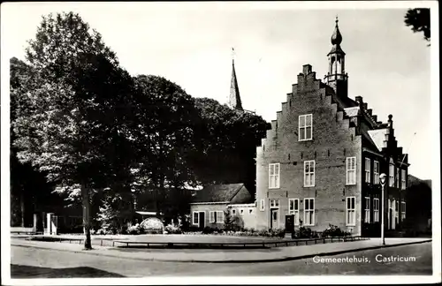 Ak Castricum Nordholland Niederlande, Gemeentehuis