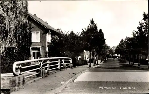 Ak Wormerveer Nordholland Niederlande, Lindenlaan