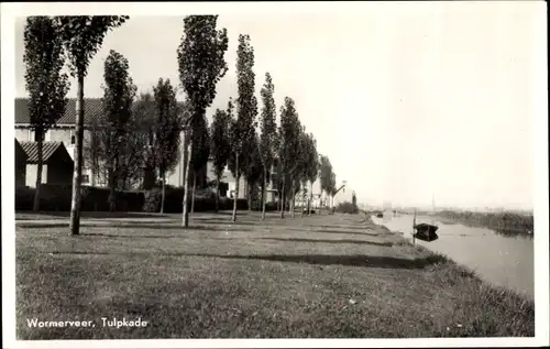 Ak Wormerveer Nordholland Niederlande, Tulpkade