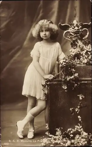 Ak Prinzessin Marie José von Belgien, Kinderportrait
