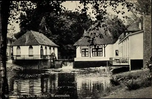 Ak Winterswijk Gelderland Niederlande, Den Helder Watermolen