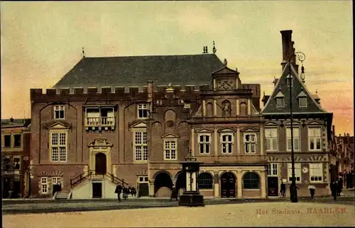 Ak Haarlem Nordholland Niederlande, Het Stadhuis