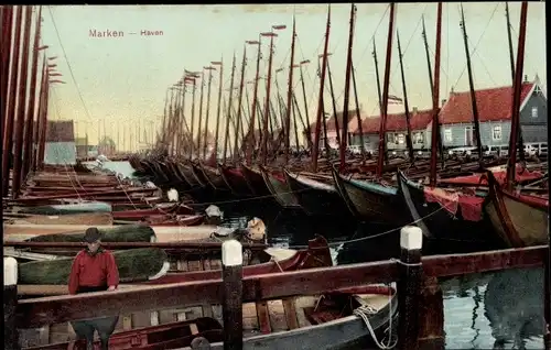Ak Marken Nordholland Niederlande, Haven