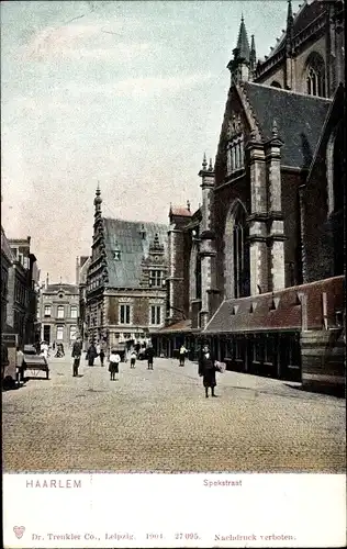 Ak Hilversum Nordholland Niederlande, Spekstraat