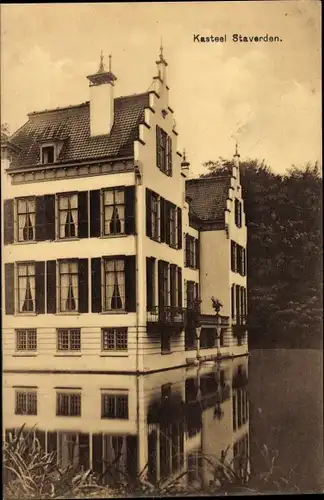 Ak Staverden Gelderland Niederlande, Kasteel