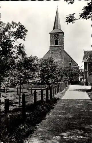 Ak Ingen Gelderland, Ned. Herv. Kerk