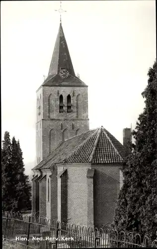 Ak Hien Neder Betuwe Gelderland, Ned. Herv. Kerk