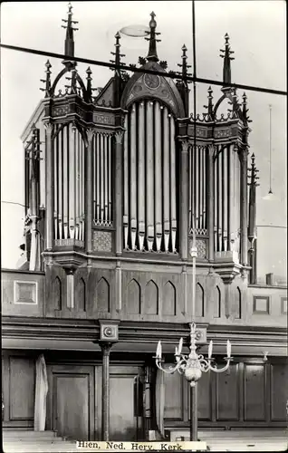 Ak Hien Neder Betuwe Gelderland, Orgel Ned. Herv. Kerk