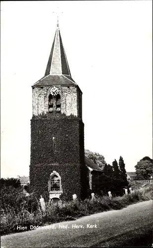 Ak Hien Dodewaard Gelderland, Ned. Herv. Kerk