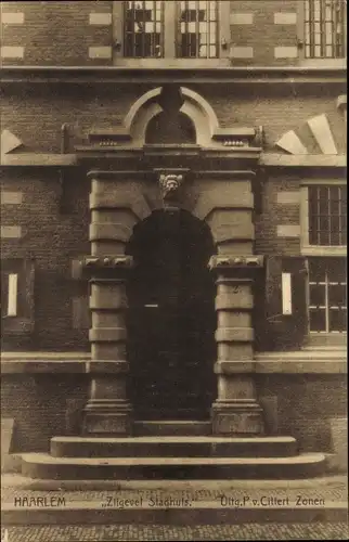 Ak Haarlem Nordholland Niederlande, Ziigevel Stadhuis