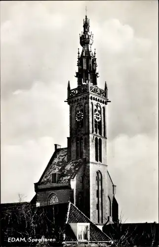 Ak Edam Volendam Nordholland Niederlande, Speeltoren