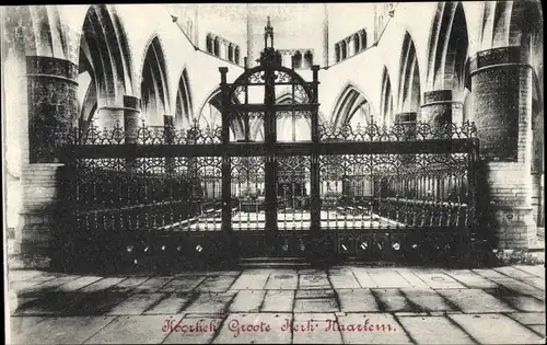 Ak Haarlem Nordholland Niederlande, Groote Kerk