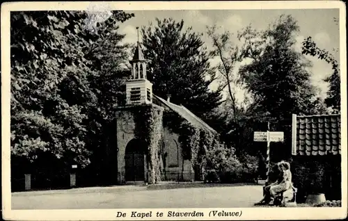 Ak Staverden Gelderland Niederlande, De Kapel