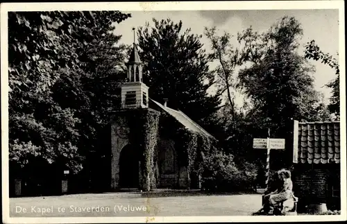 Ak Staverden Gelderland Niederlande, De Kapel