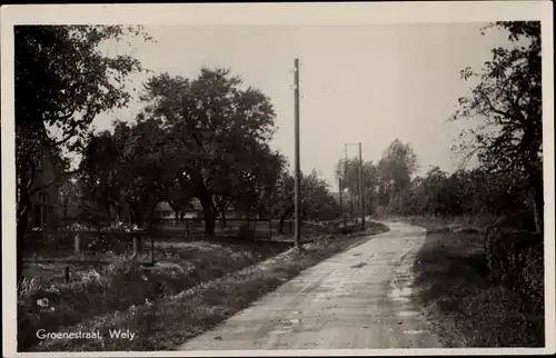 Ak Wely Gelderland Niederlande, Groenestraat