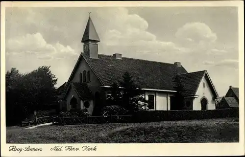 Ak Hoog Soeren Gelderland Niederlande, Ned. Herv. Kerk