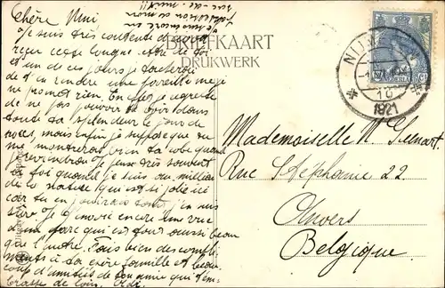 Ak Nijmegen Gelderland, Ruine Valkhof