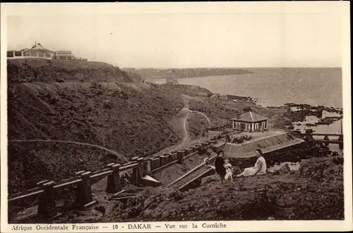 Ak Dakar Senegal, Afrique Occidentale, Vue sur la Corniche