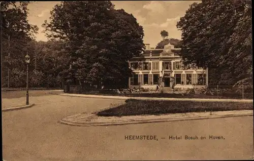 Ak Heemstede Nordholland Niederlande, Hotel Bosch en Hoven