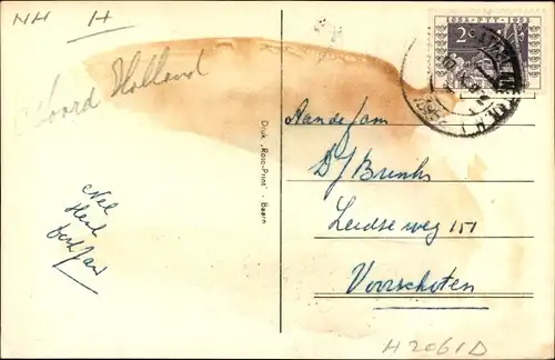 Ak Broek in Waterland Nordholland Niederlande, Gemeentehuis