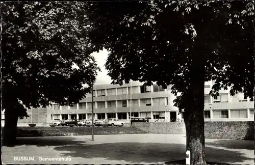 Ak Bussum Nordholland Niederlande, Gemeentehuis