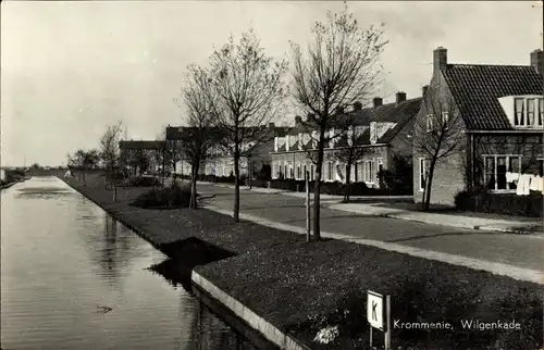 Ak Krommenie Zaanstad Nordholland Niederlande, Wilgenkade