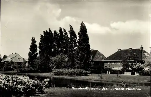 Ak Naarden Bussum Gooise Meren Nordholland Niederlande, Jan Jurissen Plantsoen