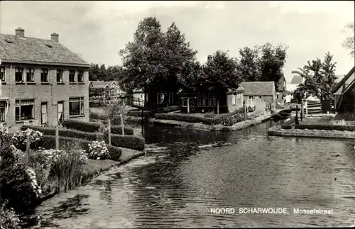 Ak Noord Scharwoude Langedijk Nordholland Niederlande, Mosselstraat