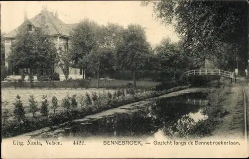 Ak Bennebroek Nordholland Niederlande, Bennebroekerlaan