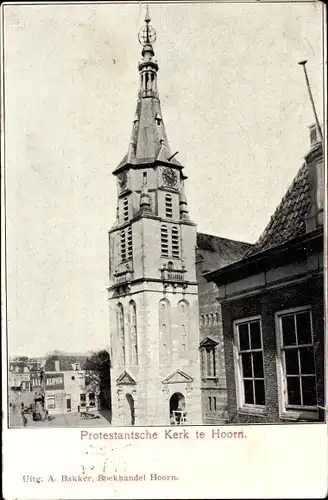 Ak Hoorn Nordholland Niederlande, Protestantsche Kerk